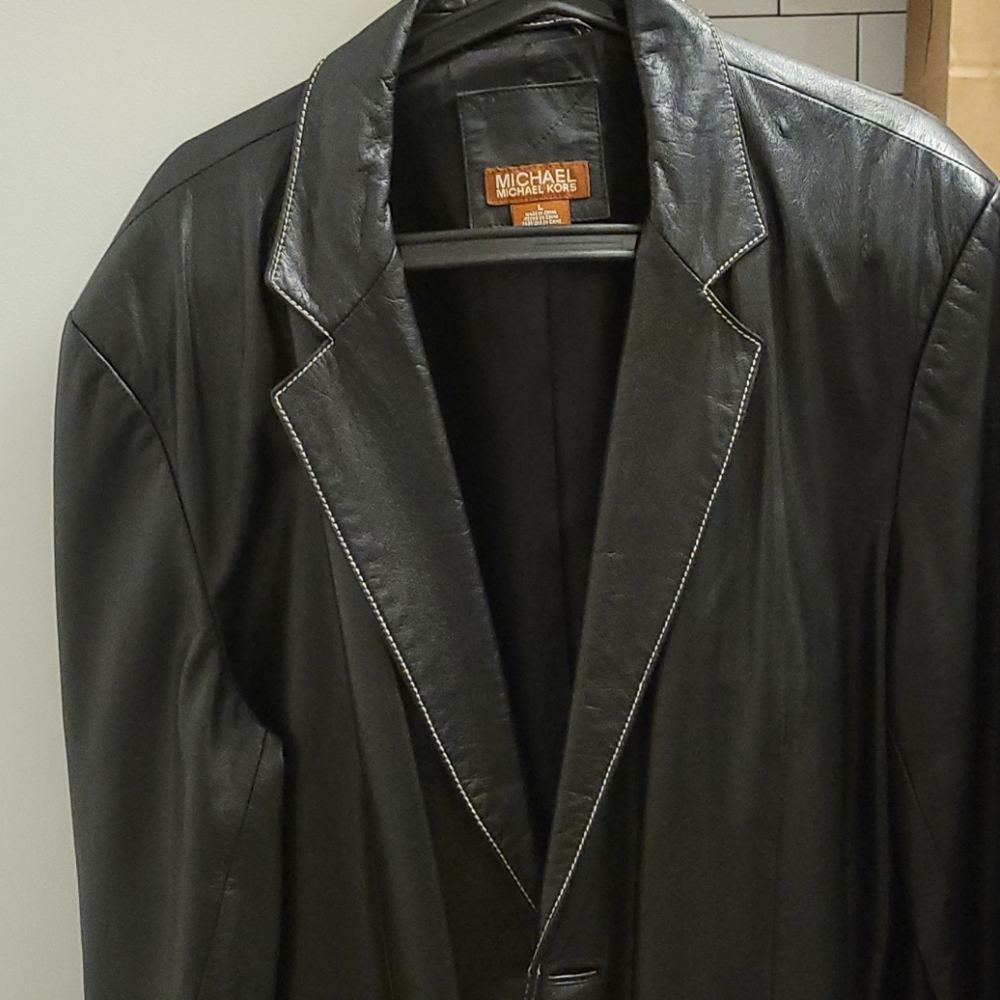 Michael Kors real leather jacket